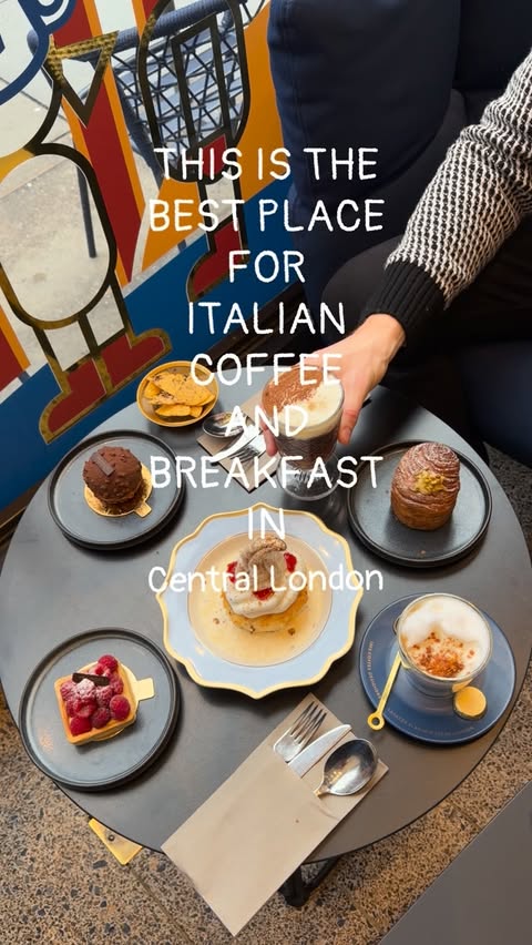 Instagram post by @dr_difilippo for Lavazza. Caption reads: [...] for breakfast and coffee. ☕️ 🥐

The....