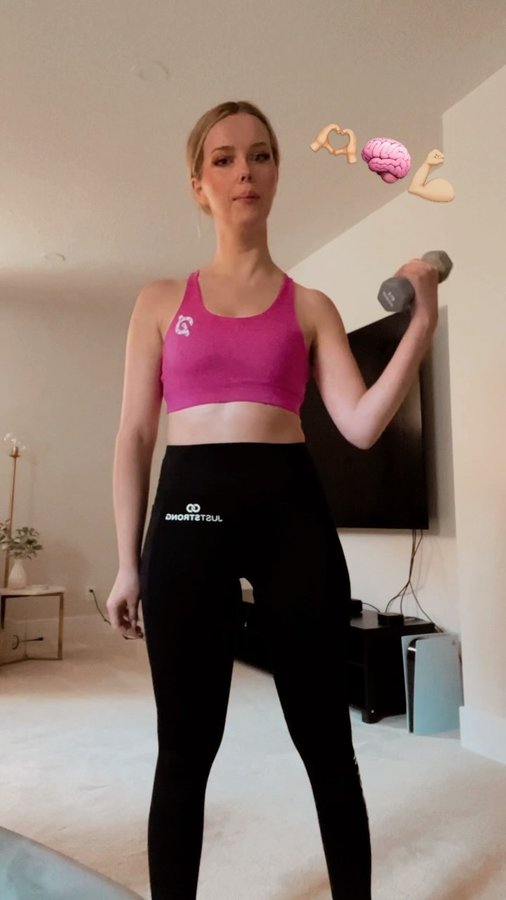 Instagram post by @ashley.survivorgirl for Just Strong. Caption reads: at the end of the day we should all know our....