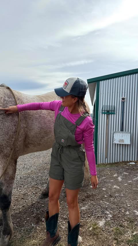 Instagram post by @emogoatmom for Carhartt. Caption reads: [...] got dirtier than planned, and yet the....