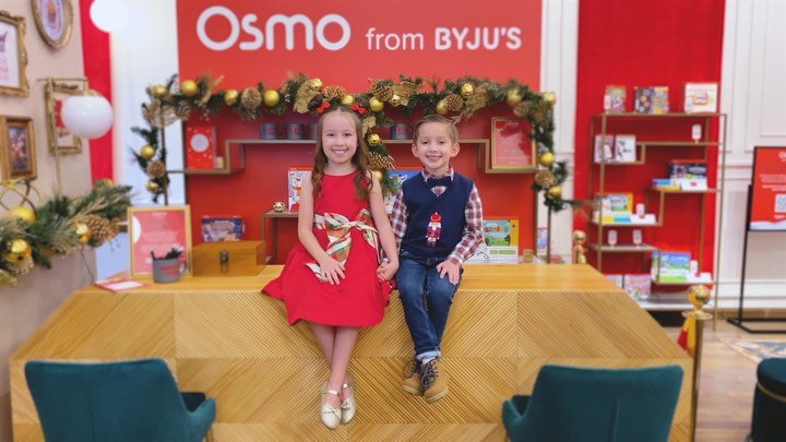 Instagram post by @brielle for play Osmo. Caption reads: We are right across from the Empire State Building....