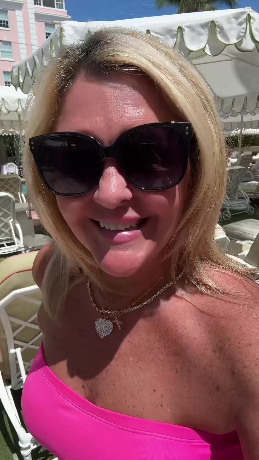 TikTok post by @thenashvilleblonde2 for STERLING FOREVER. Caption reads: [...] #CocktailRing #tennisnecklace @Sterling....