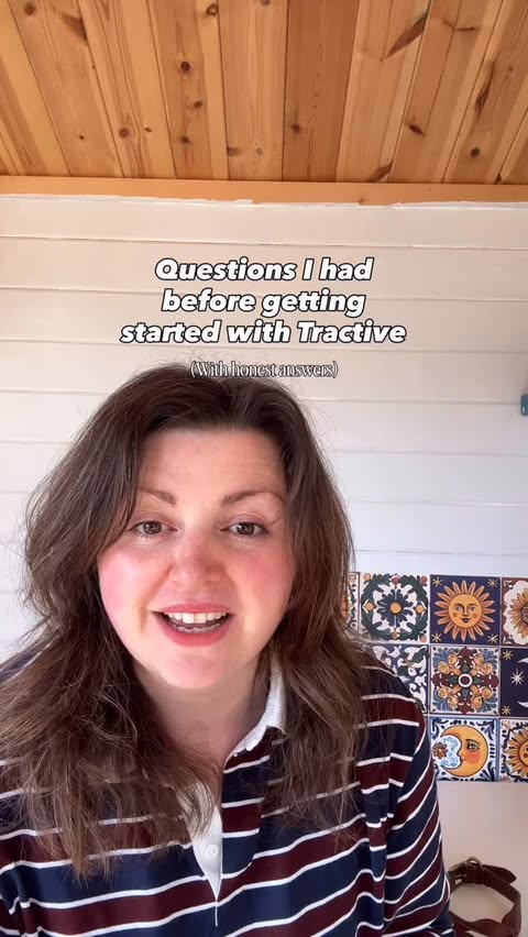 Instagram post by @ohmydaringclementine for Tractive. Caption reads: (ad) We think our @tractive GPS trackers are so....
