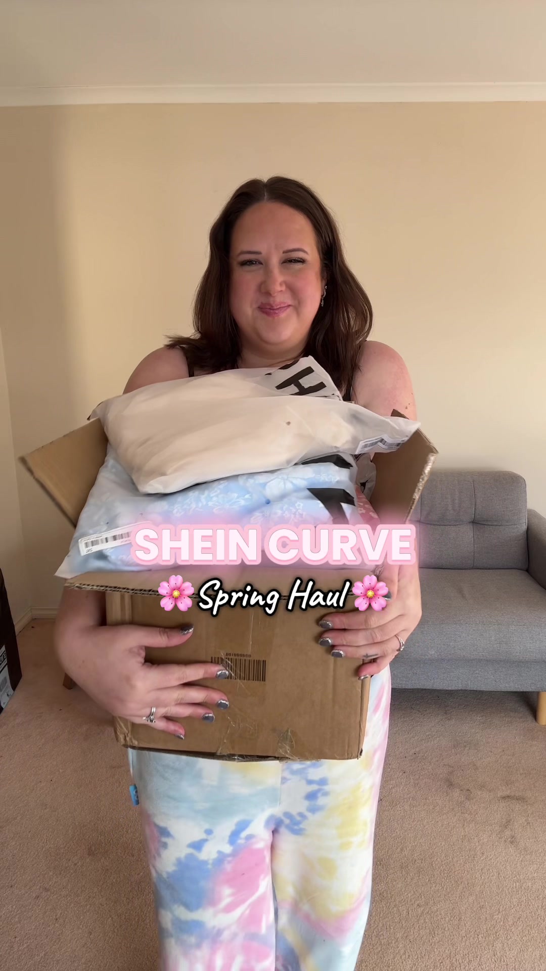 TikTok post by @_haywire_84 for Shein. Caption reads: New season, new SHEIN CURVE fits! Stay tuned for....