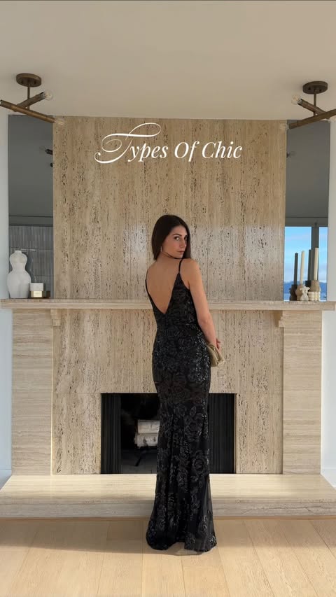 Instagram post by @daniellelazenis for Melanie Lyne. Caption reads: 4 types of chic with @stylemelanielyne 🖤....
