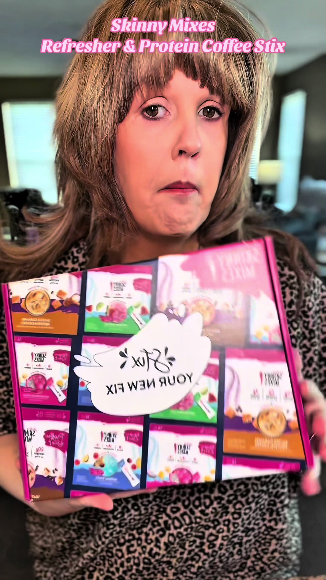 TikTok post by @theglamourbelle for Jordan’s Skinny Mixes. Caption reads: #Gifted Coming SOON from @Skinny Mixes I got first....