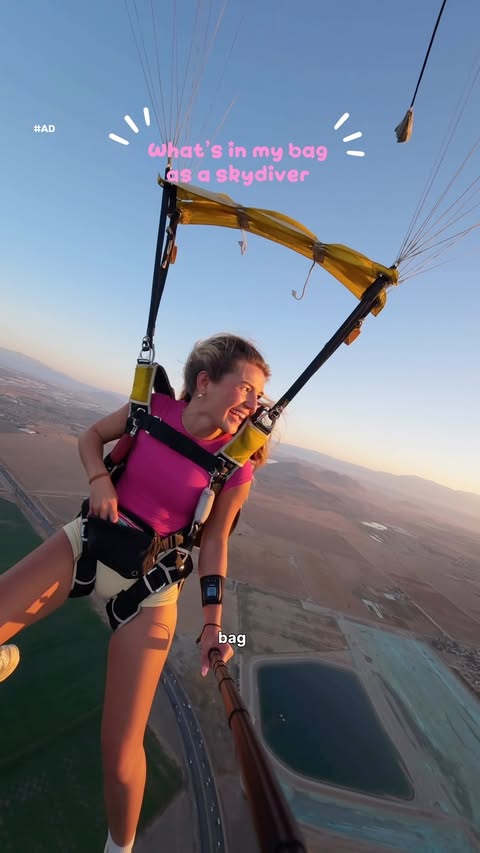 Instagram post by @miah_nielson for Grenade. Caption reads: [...] little refuel when I jump. I love that....