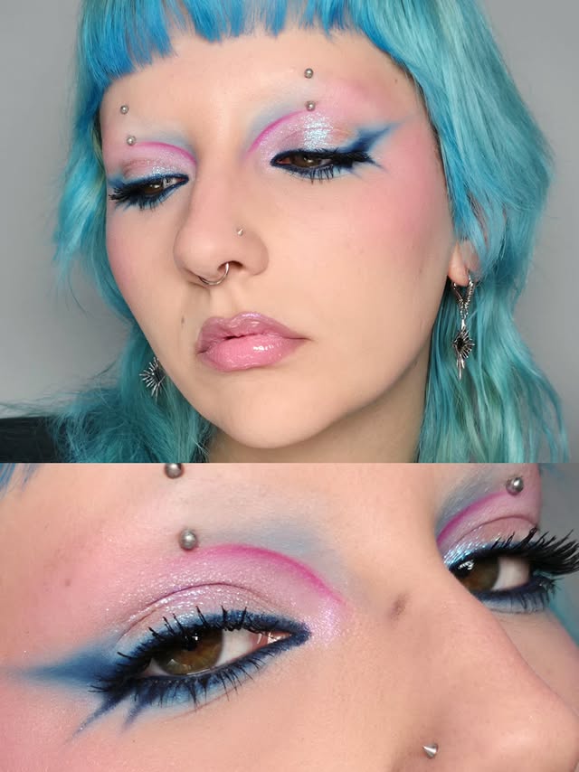 Instagram post by @nonaa_mua for About-face Beauty. Caption reads: [...] Candy Kingdom palette* @aboutfacebeauty....