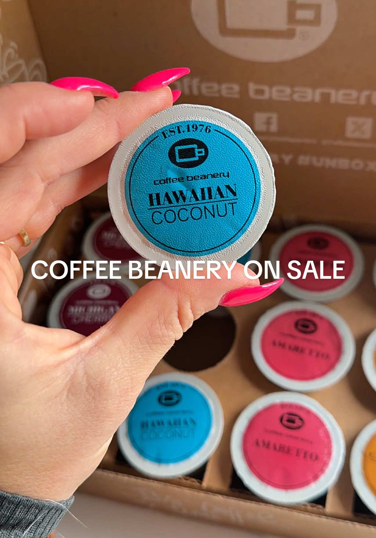 TikTok post by @lizhendricks for Coffee Beanery. Caption reads: [...] coffee alone is worth grabbing it! @Coffee....