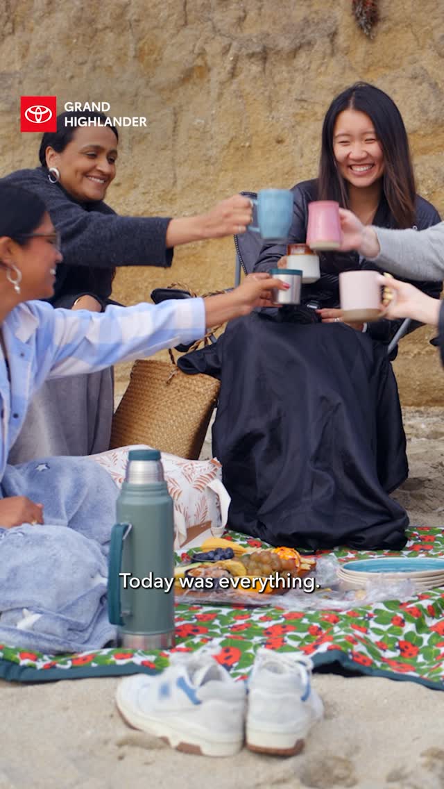 Instagram post by @milkandcardamom for Taste of Home. Caption reads: ☀️ Nothing says summer like a beach picnic,....