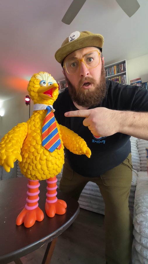 Instagram post by @bstarrcinema for Super7. Caption reads: [...] BIRD (and a BIRTHDAY boy 🥳)

Shoutout....