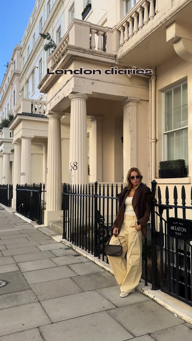 Instagram post by @4fashionist for Safilo Group. Caption reads: 𝓛𝓸𝓷𝓭𝓸𝓷 𝓭𝓲𝓪𝓻𝓲𝓮𝓼 #reklam #london.