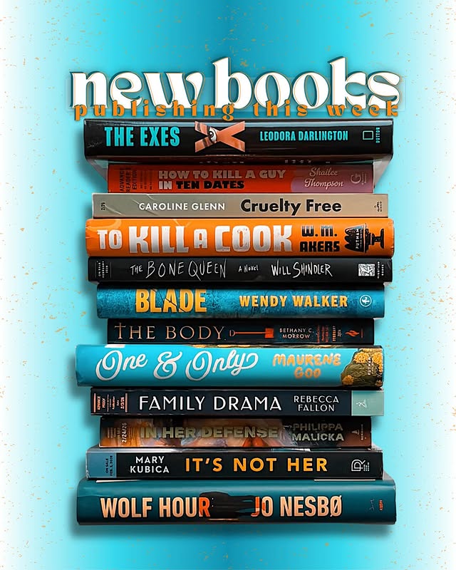 Instagram post by an influencer for Alfred A. Knopf. Caption reads: …new books publishing this week…⁣ ⁣ Our first week....