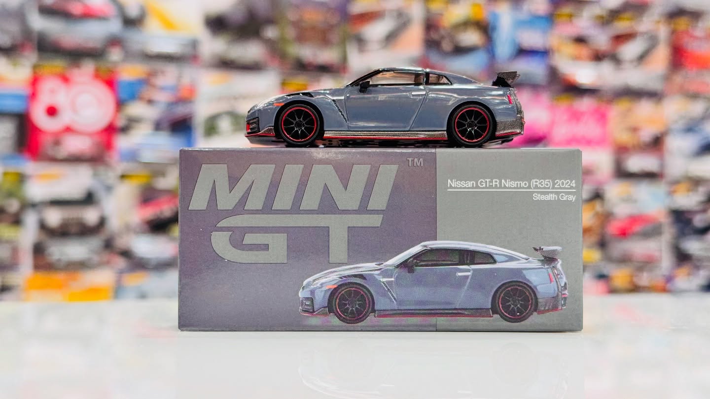 Instagram post by @future_diecast_bros for Nissan. Caption reads: MINI GT MGT00868
Nissan GT-R Nismo 2024 NISMO....