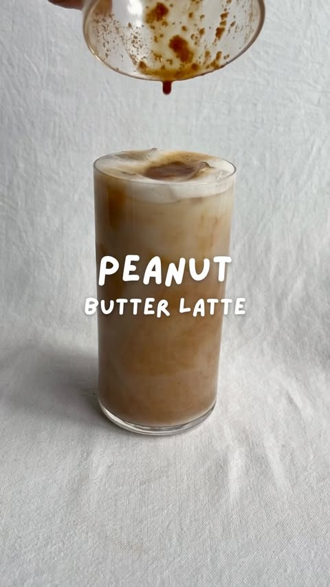 Instagram post by @ispillice for Almond Cow. Caption reads: Peanut Butter Latte 🥜🤎☕

Want some extra protein....