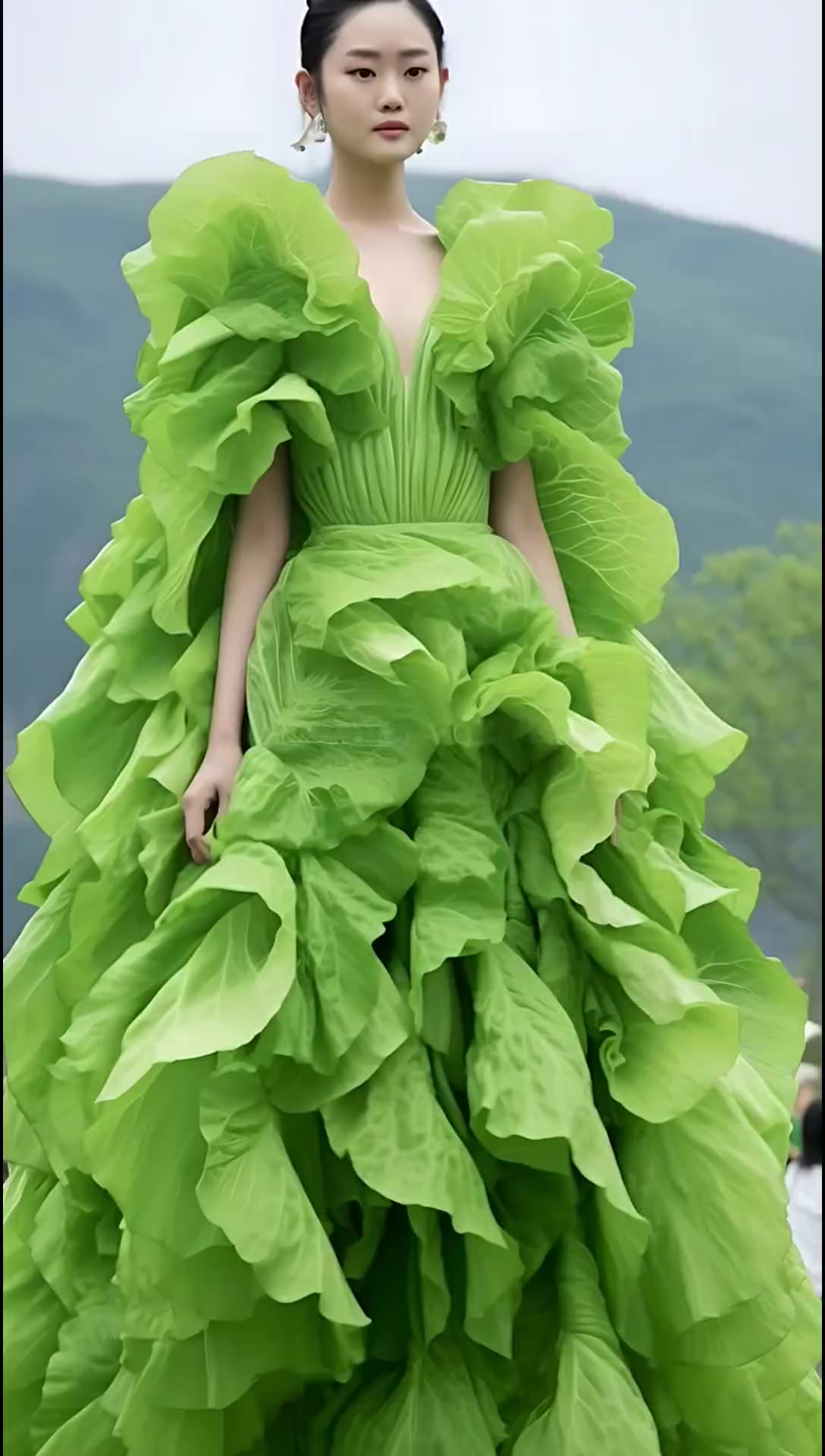 TikTok post by @traveldealsguides for Good Morning America. Caption reads: Wedding dress concept #foryoupage #foryourpage....