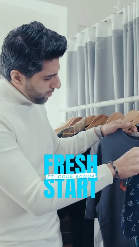 Instagram post by @niftystretch for CODE Grooming. Caption reads: Fresh beginnings deserve a signature of their own.....