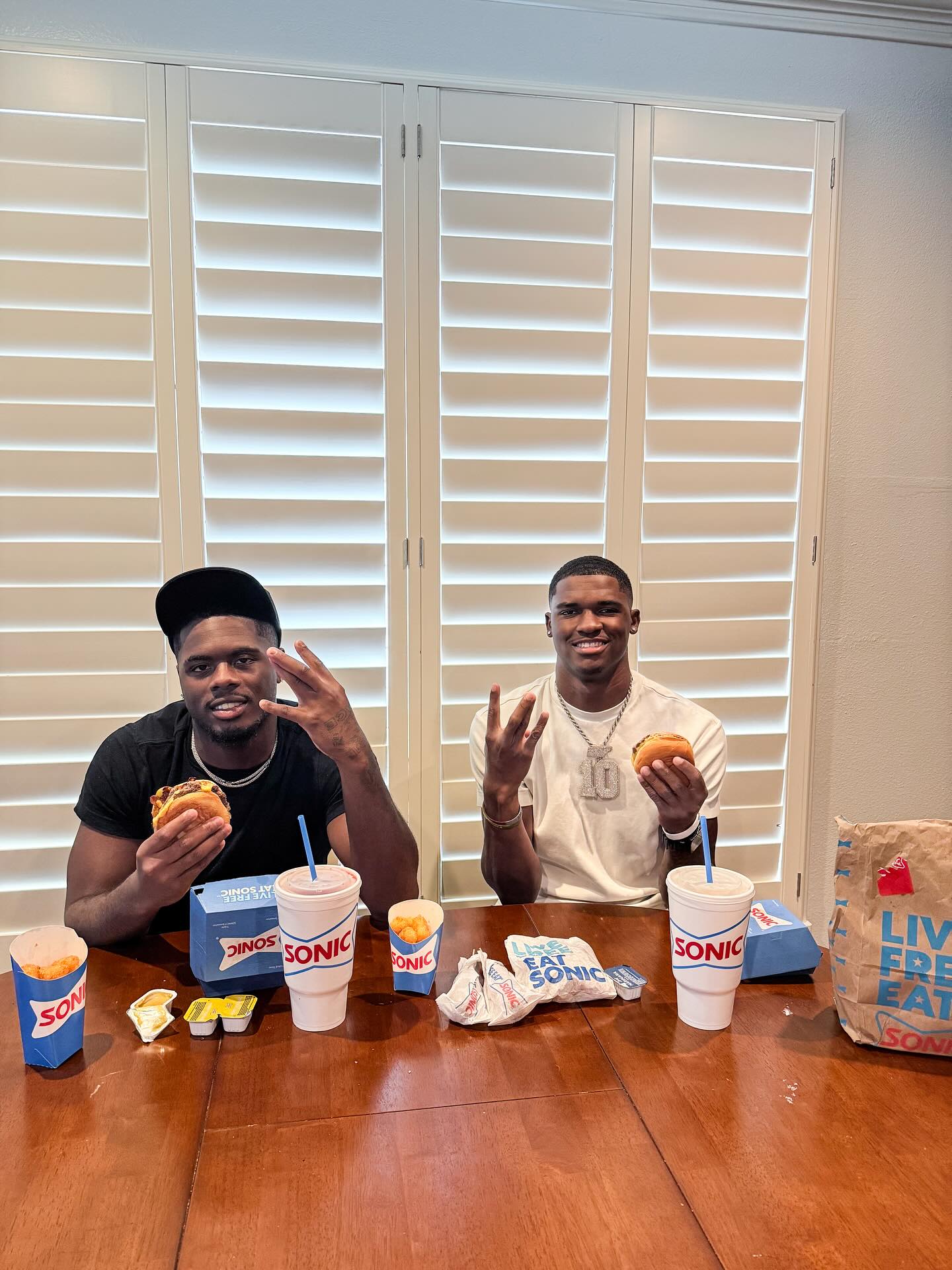 Instagram post by @4socr4zy for Sonic Drive-in. Caption reads: Smashed that game. Now time to handle a Smasher.....