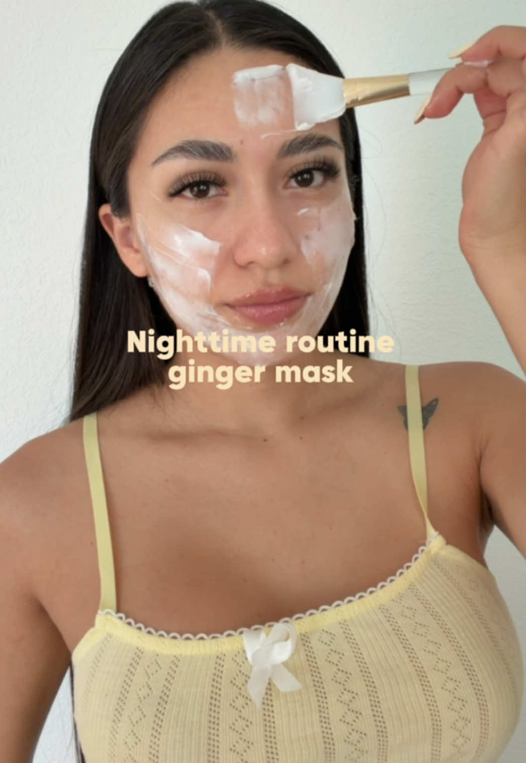 TikTok post by @lauu_kzallaz for Bloomkare. Caption reads: [...] The ginger overnight cream from @Bloomkare.....