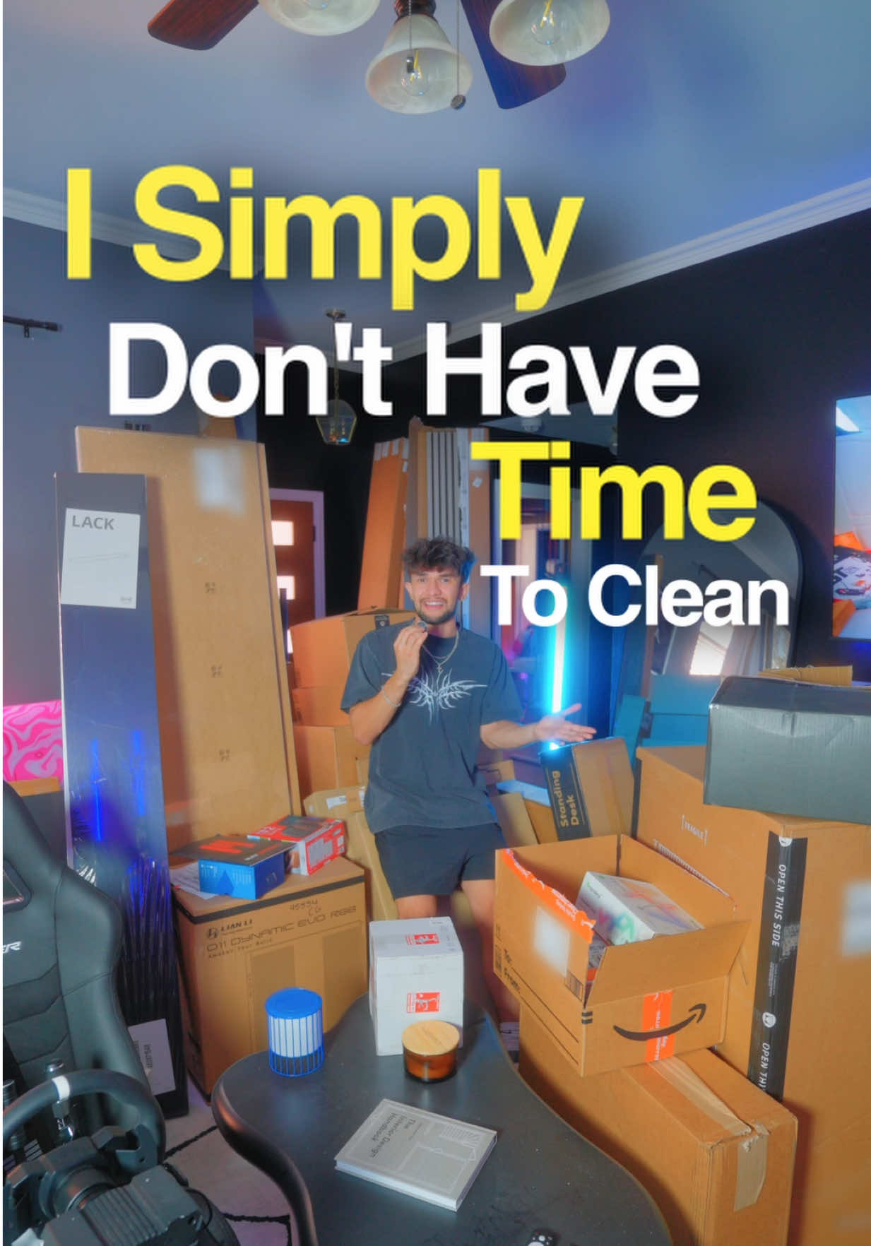 TikTok post by @chandler_gonzalez for Roborock. Caption reads: Last year I bought my first house at 19 and one of....