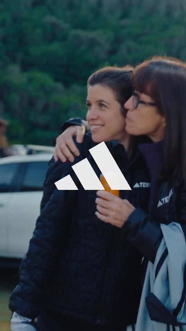 Instagram post by @adidasza for adidas TERREX. Caption reads: 2025 has been a year of resilience and emotional....