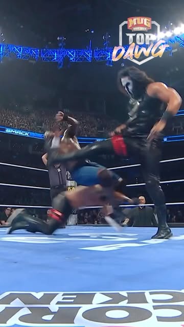Instagram post by @talla_tonga for WWE. Caption reads: @talla_tonga is the #SmackDown Top Dawg of the....