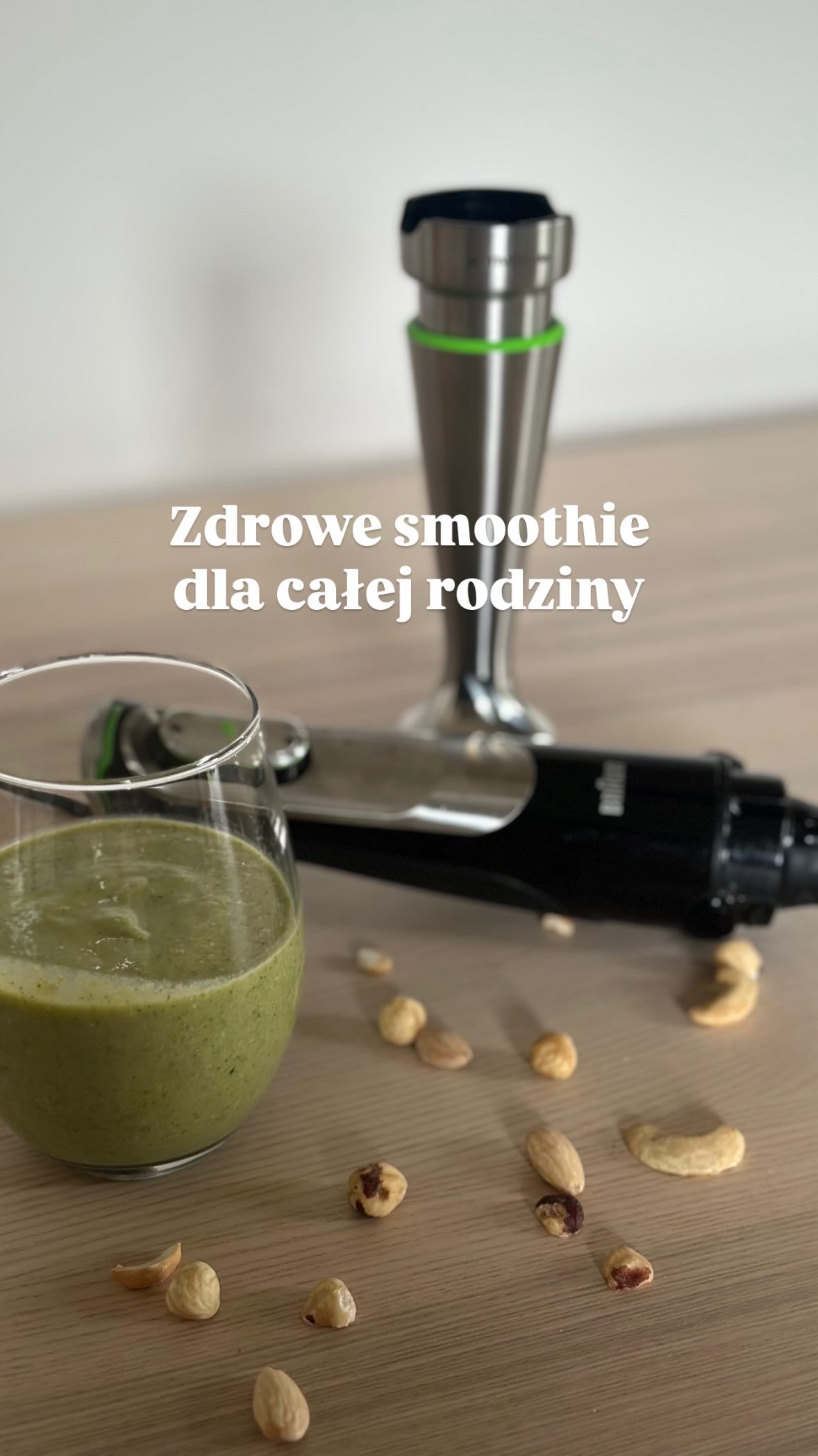 Instagram post by @zuza.zdybelslowicka for Braun Household. Caption reads: #współpracareklamowa z....