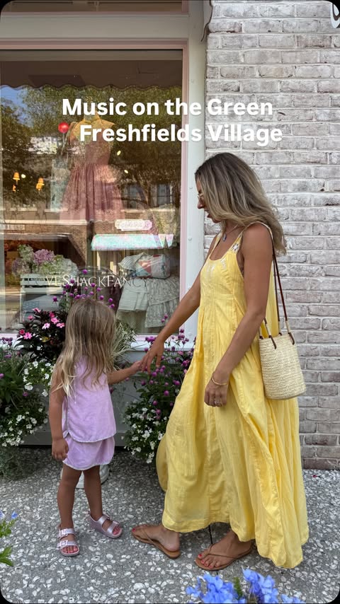 Instagram post by an influencer for Freshfields Village. Caption reads: [...] summer afternoon spent....