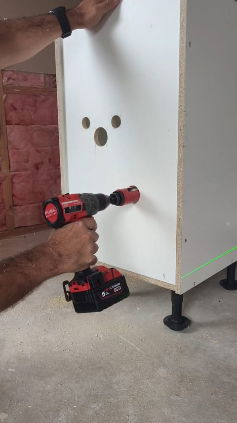 Instagram post by @chrisdonnellybuilder for Milwaukee Tool. Caption reads: [...] a good opportunity to try out the....