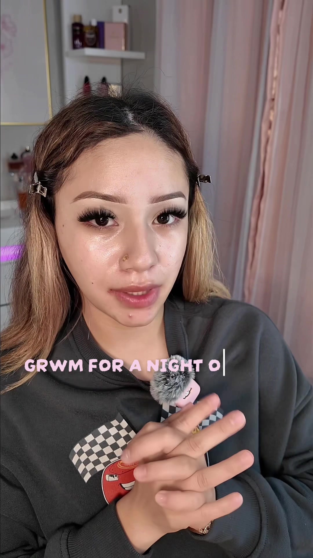 TikTok post by @rosaelizabeeeth for Joah Beauty. Caption reads: i love how my base came out !!! so smooth products....