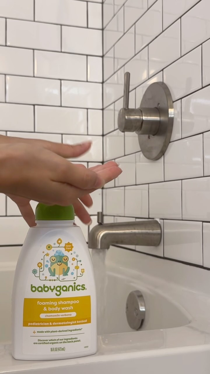 Instagram post by @its.dayank for babyganics. Caption reads: #sponsored officially have a two year old so it’s....