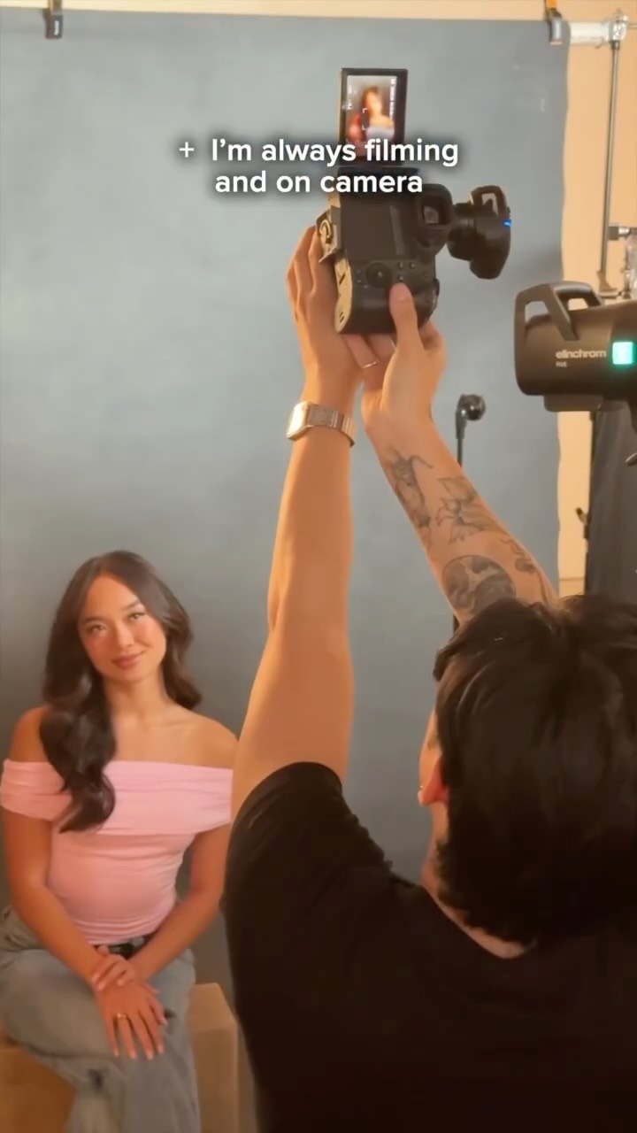 Instagram post by @nicolelaeno for Invisalign. Caption reads: Let’s talk about my journey with @invisalign 🩵 I....