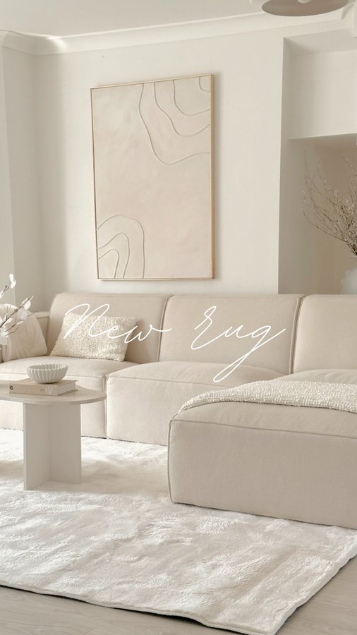 Instagram post by @the.ashton.home for Trendcarpet. Caption reads: N e w  r u g ✨

I have been wanting a new rug for....