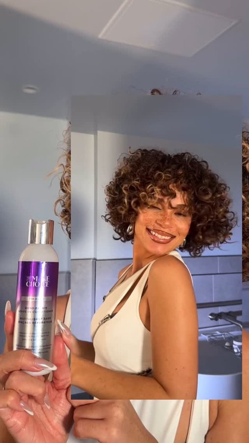 Instagram post by @joyjah for The Mane Choice. Caption reads: Listen… The way @themanechoice The Alpha Bond....