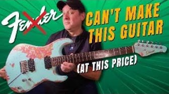 YouTube post by @LonelyRocker for Stringjoy. Caption reads: My New Guitar Is Not a Fender (And It's ONLY $500).