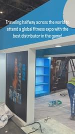 Instagram post by @whitneyreid33_fit for BPI Sports. Caption reads: @bpisports_official ready to flex its muscles at....