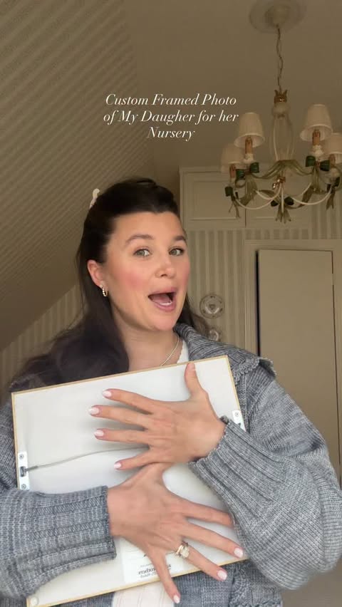 Instagram post by @clairecouvsmith for Michaels Stores. Caption reads: [...] her nursery💞💘 you can shop @michaelsstores....