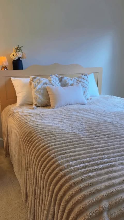 Instagram post by @safarovs_american_life for Belffin. Caption reads: [...] I needed ✨
This queen bed frame from....