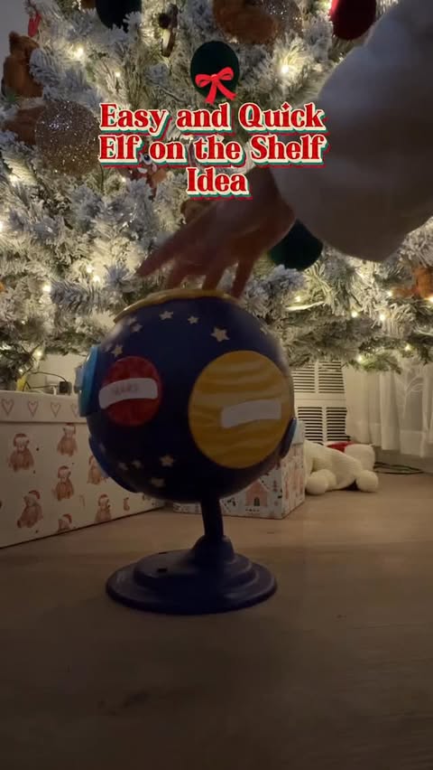 Instagram post by @cindy.cymerman for Learning Resources. Caption reads: POV: it’s late, you’re tired, and the elf still....