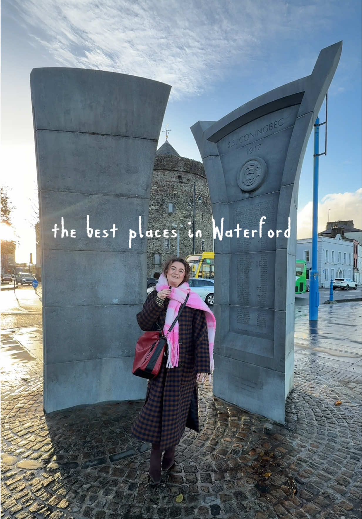 TikTok post by @dev_skehan for Discover Ireland. Caption reads: 📍County Waterford   This was my home county, but....