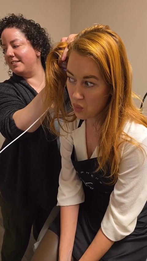 Instagram post by @jennamcaldwell for oVertone. Caption reads: [...] some serious TLC. Thank you so much....