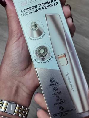 TikTok post by @roxyyoz08 for Vogcrest. Caption reads: [...] facial hair removal do not exist… @VOGCREST....
