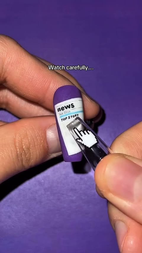 Instagram post by @vivxue for Yahoo. Caption reads: I grew up on @yahoo so these nails and this collab....