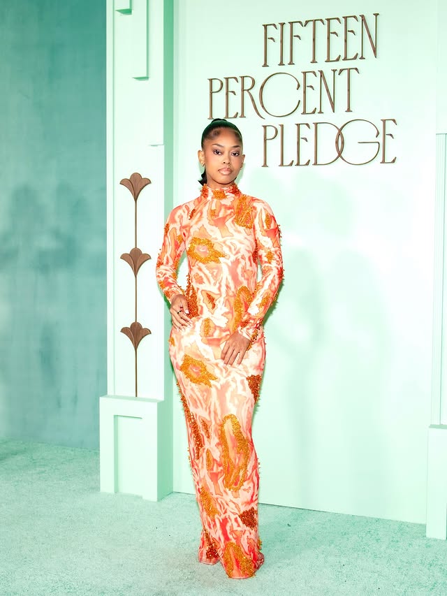 Instagram post by @a.wilkyy for COVERGIRL. Caption reads: [...] first Fifteen Percent Pledge Gala with....