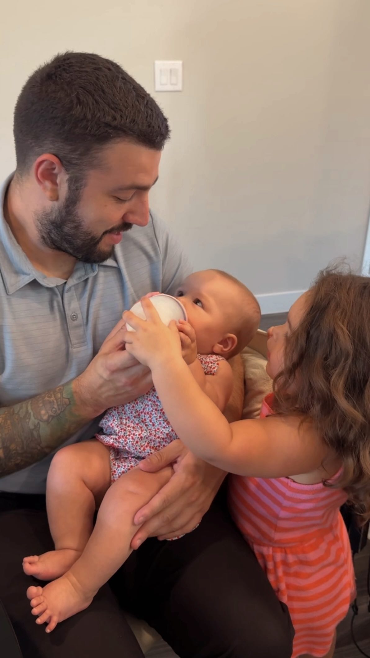 Instagram post by @joeyandcynthia for ByHeart. Caption reads: #ad #ByHeartPartner Parenting feels a little....