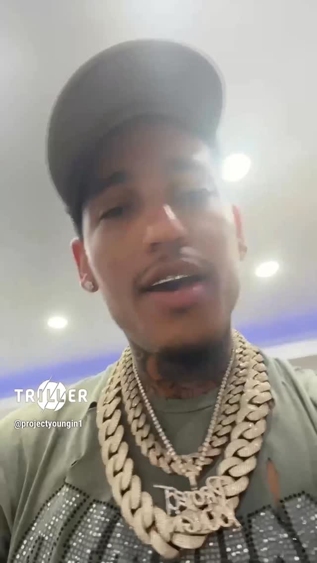 Instagram post by @projectyoungin for Rockstar Original. Caption reads: Y’all fawking wit R&B Youngin 🎤 or yall just want....