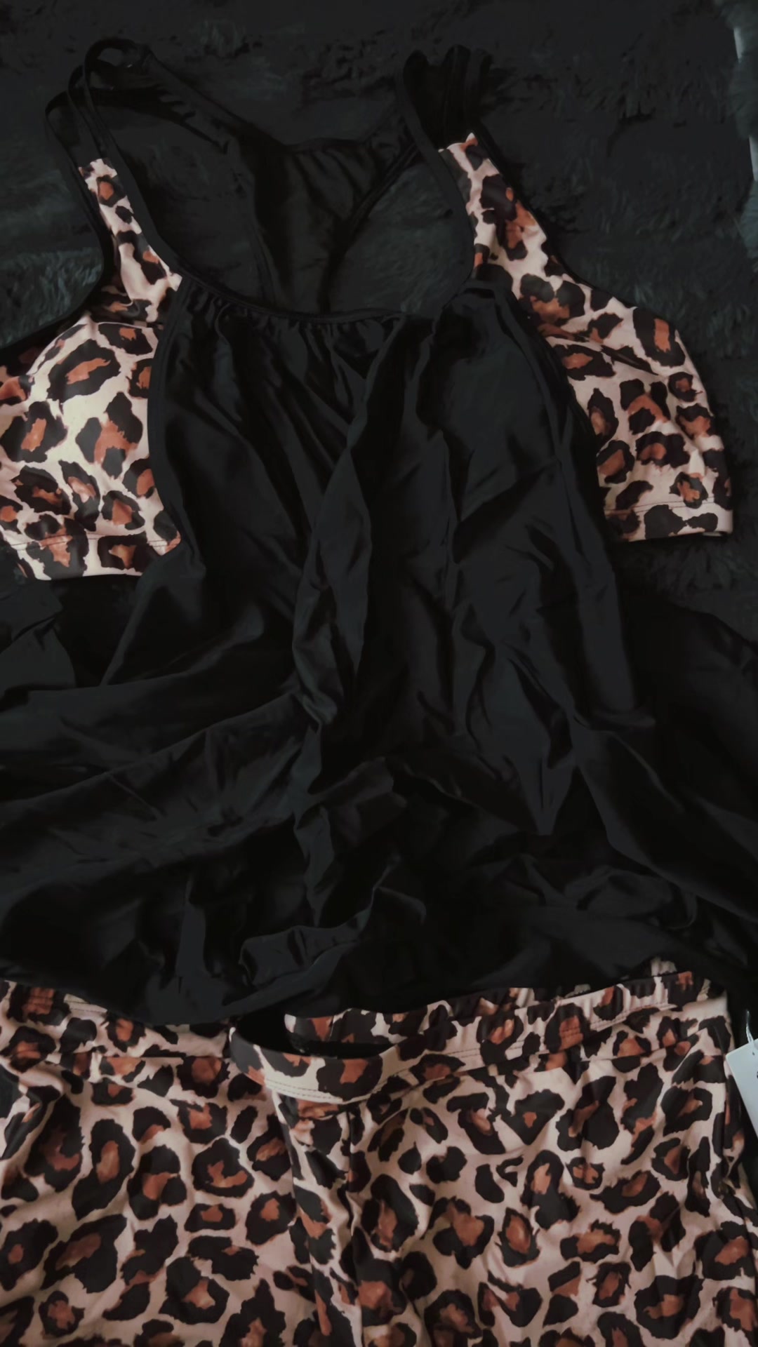 TikTok post by @stephanie..dillard for Holipick Swimsuits. Caption reads: [...] 2 piece plus-size swim suit from @Holipick....