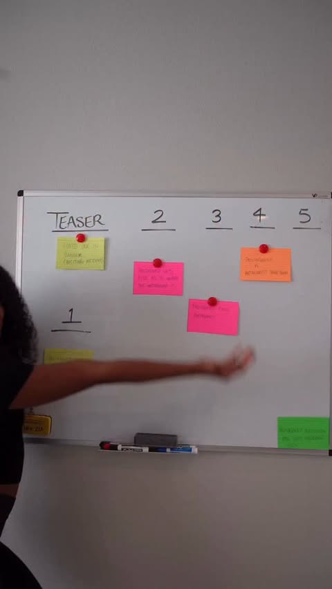 Instagram post by @talkswithatvwriter for Office Depot. Caption reads: Day 4 of writing a TV episode! This is the part....