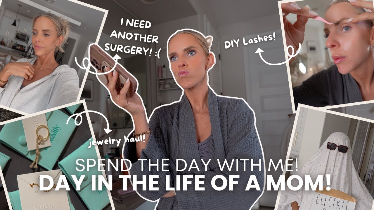 YouTube post by @CaitlynNeier for Mint And Lily. Caption reads: I Need Breast Revision Surgery... / Spend The Day....