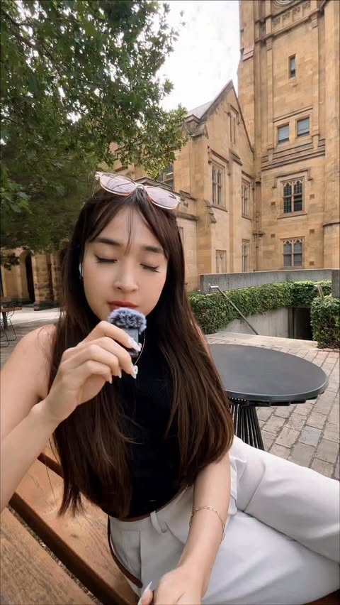 Instagram post by @hannaangela_ for Lenovo. Caption reads: @lenovoanz @intelanz University isn’t just where....