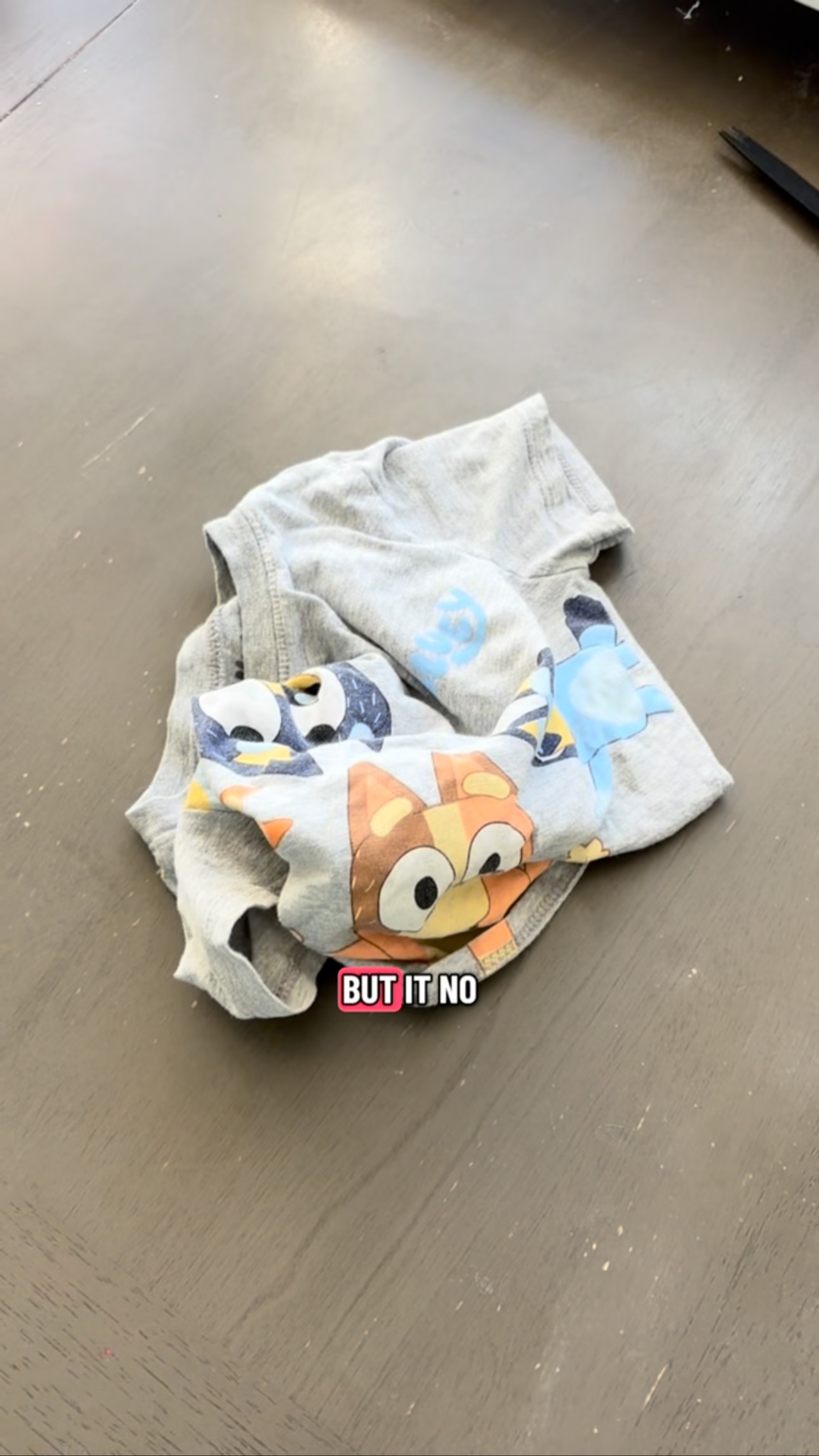 Instagram post by @sewlittlekeepsakes for Bluey. Caption reads: I had to think ahead because without this shirt....